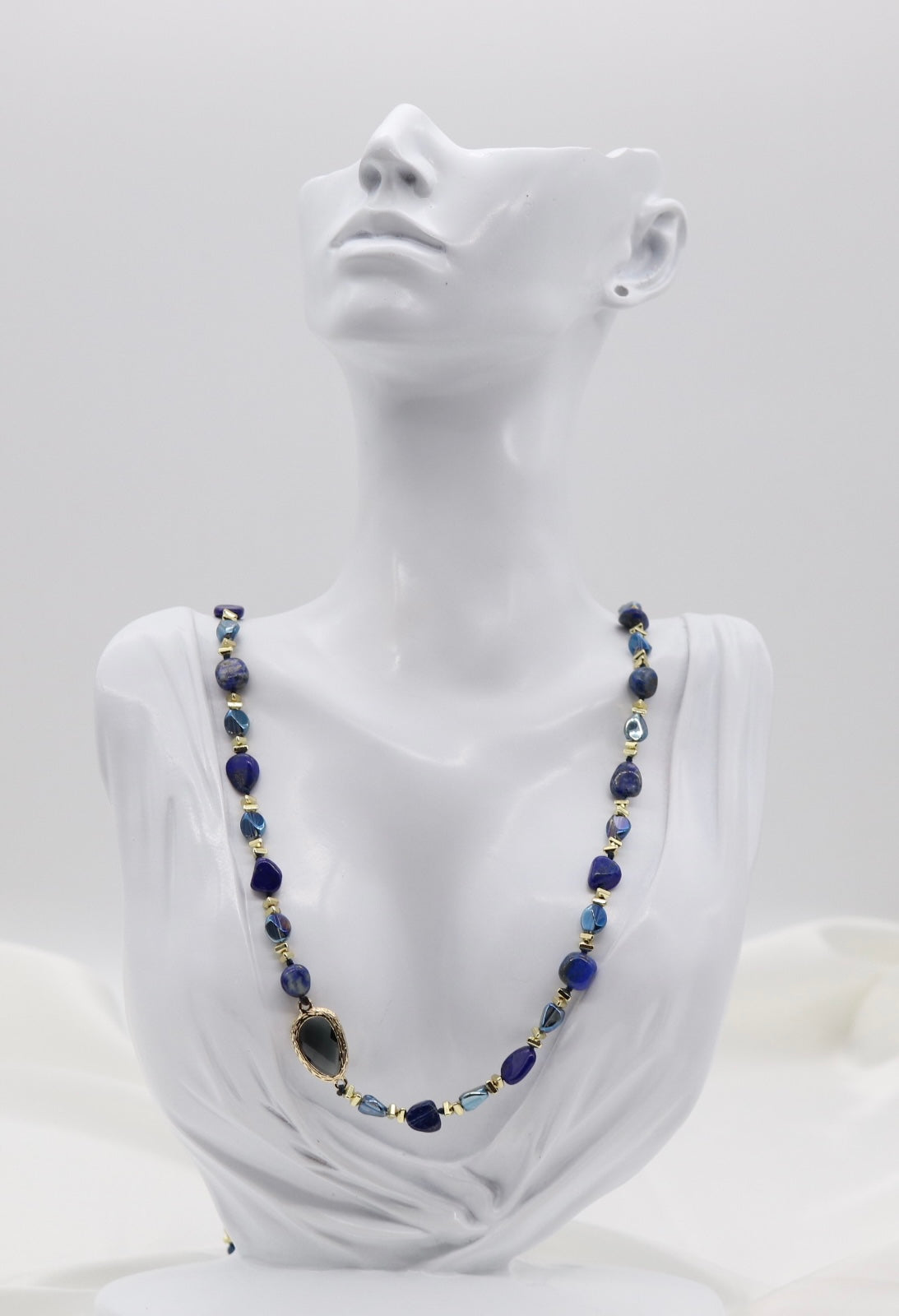 Royal Blue Gemstone Necklace
