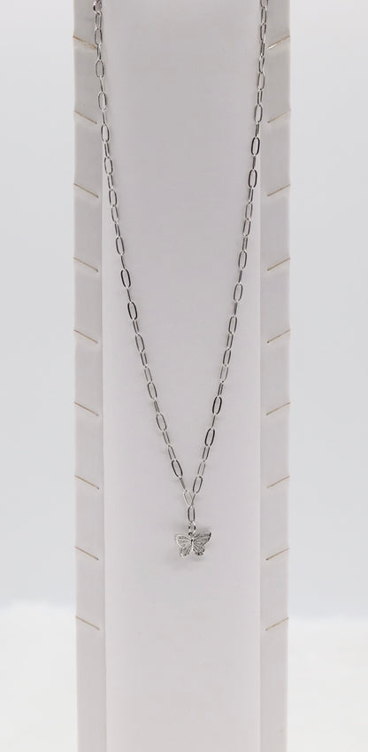 Silver Butterfly Necklace – Dainty Butterfly Pendant