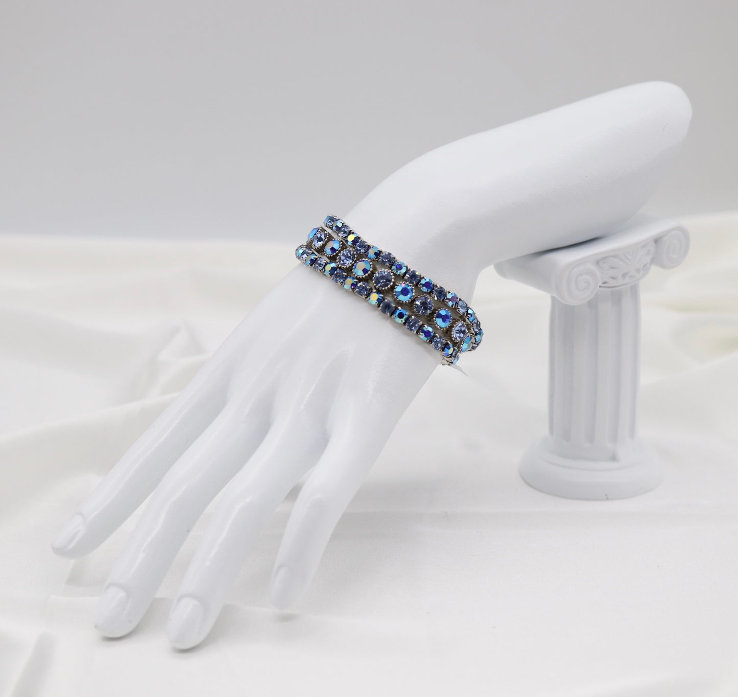 Sapphire Aurora Crystal Bracelet