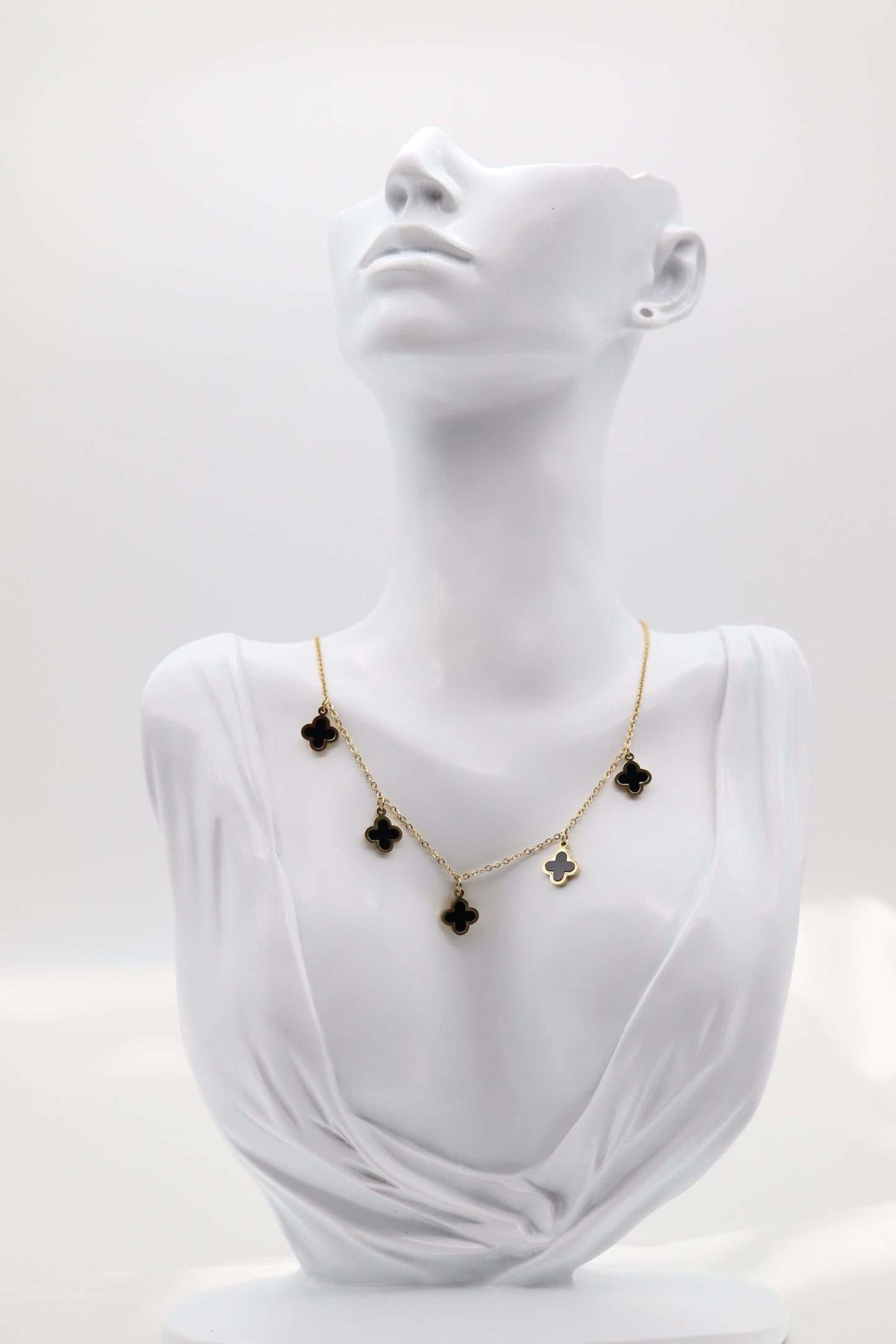 Clover Necklace - Black Clover Design