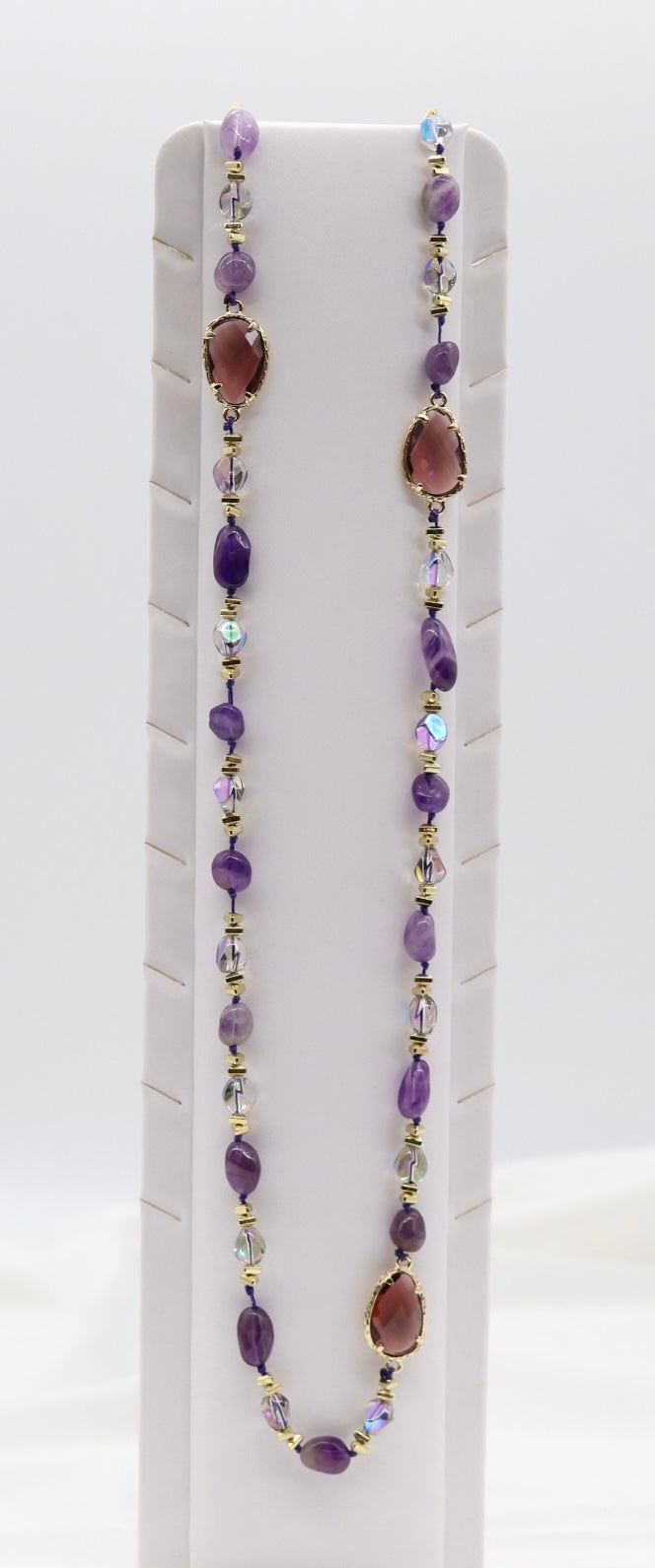 Amethyst Rose Radiance Necklace