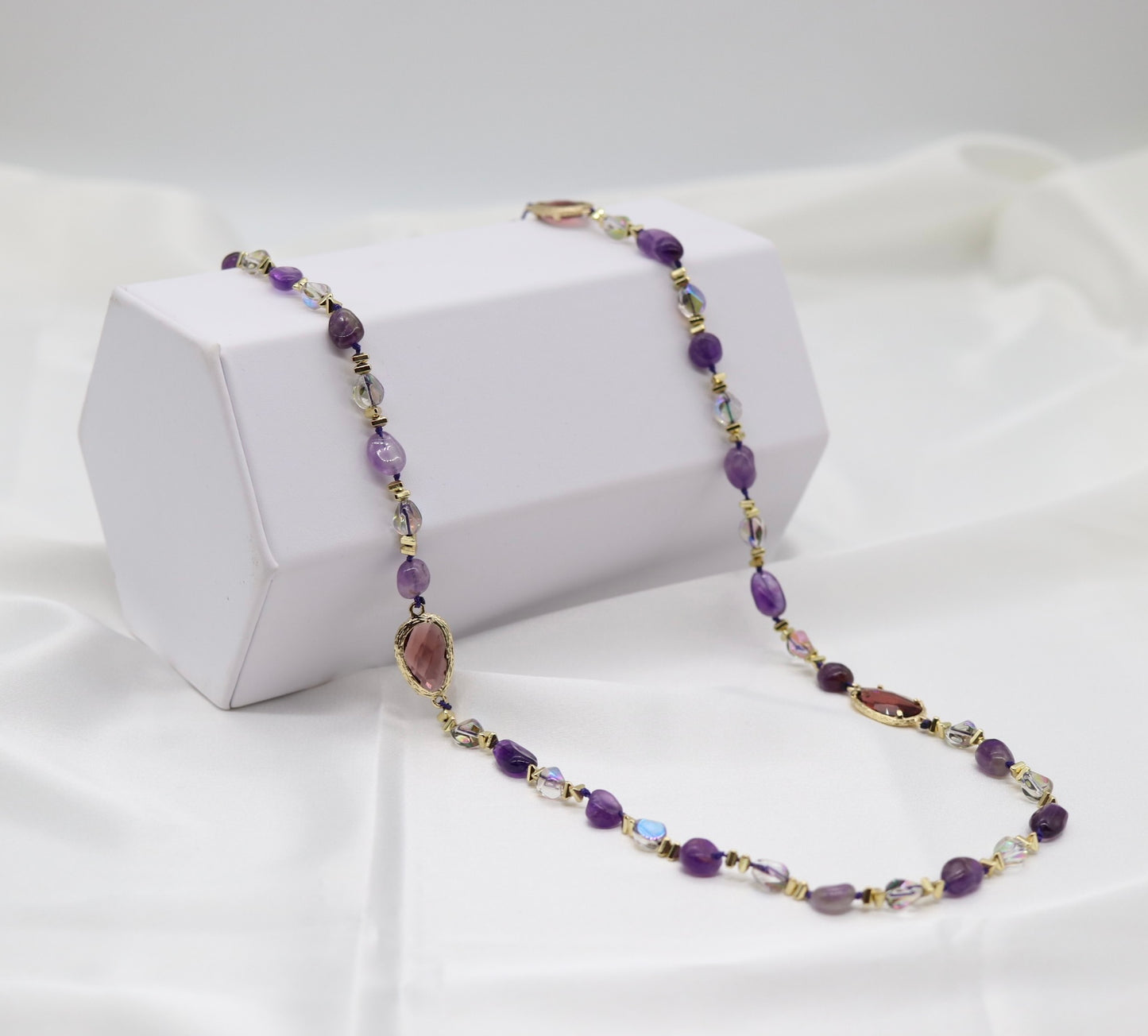Amethyst Rose Radiance Necklace