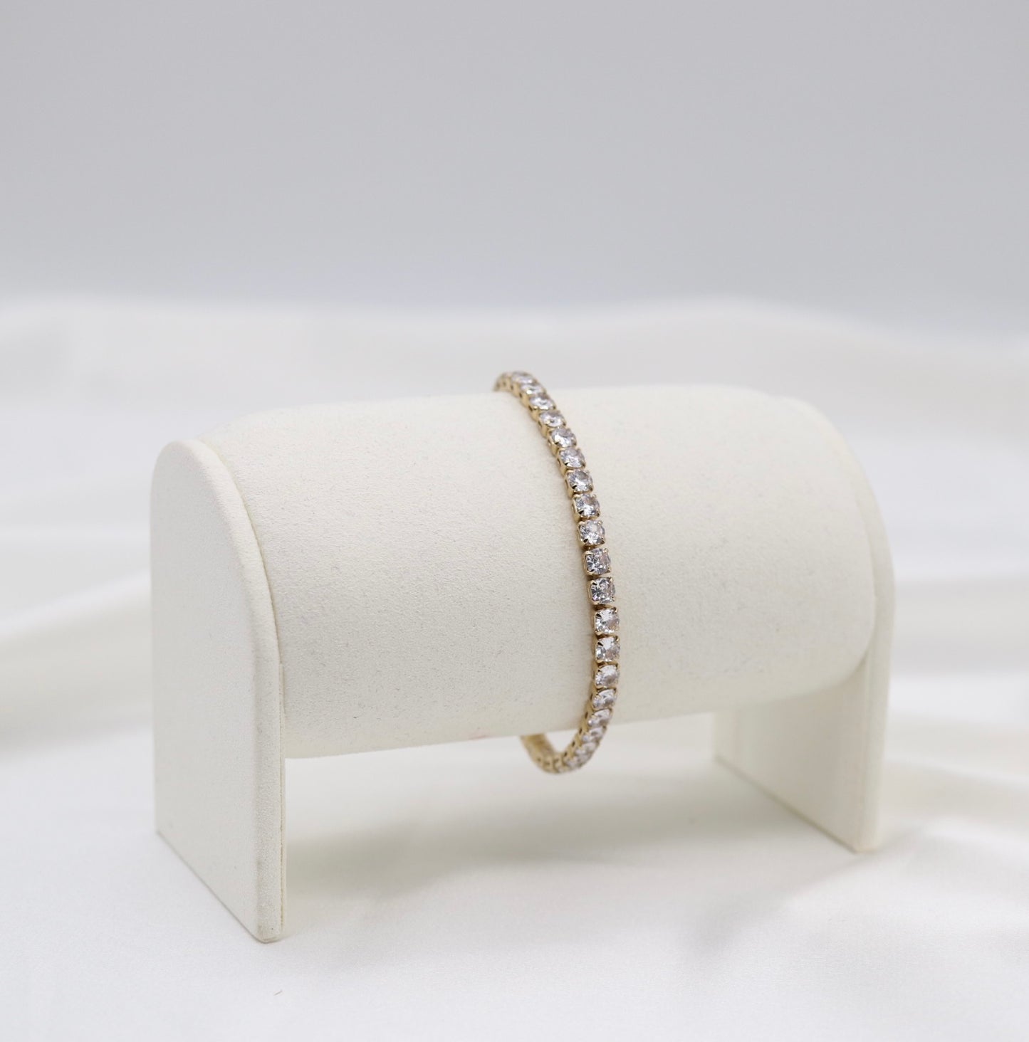 Luxe Crystal Glow Tennis Bracelet