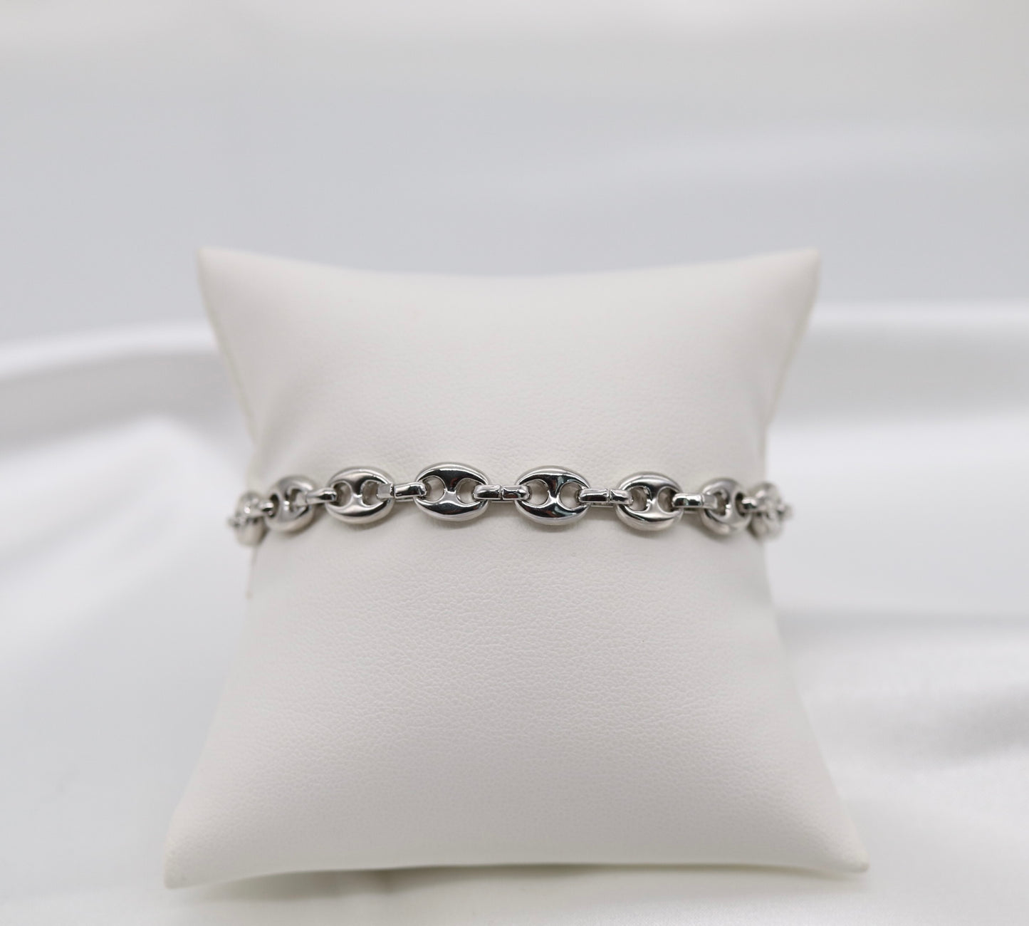 Silver Small Mariner Chain Bracelet