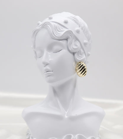 Shell Gold Earrings