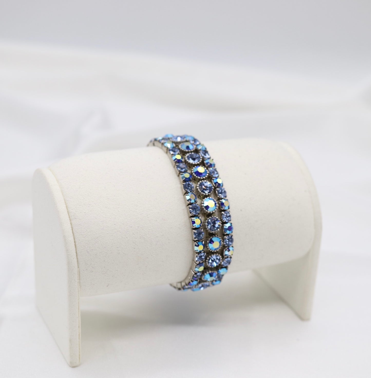 Sapphire Aurora Crystal Bracelet