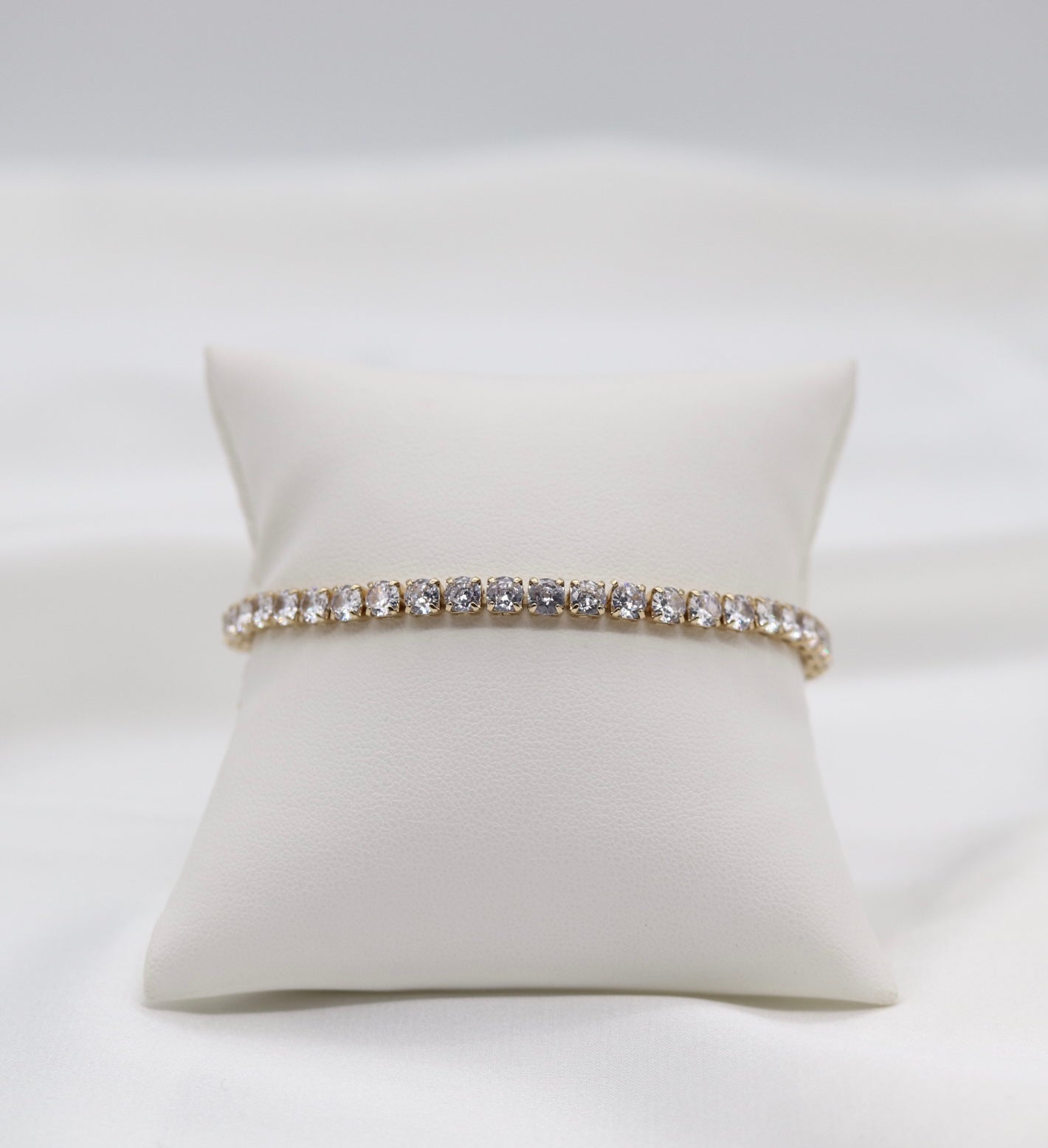 Luxe Crystal Glow Tennis Bracelet