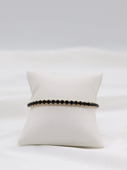 Black Sapphire Tennis Bracelet