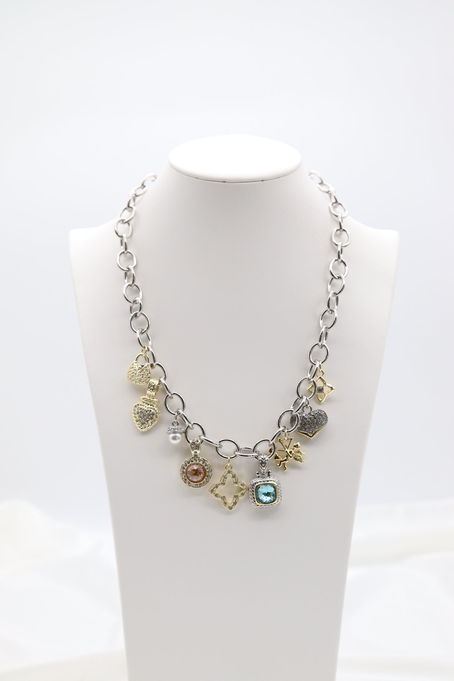 Silver Charm Necklace