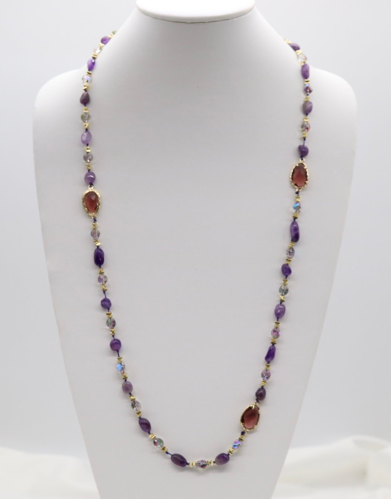 Amethyst Rose Radiance Necklace
