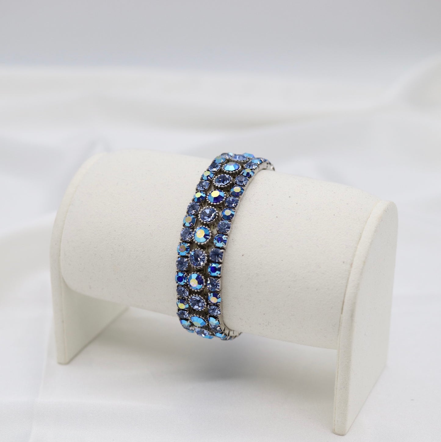 Sapphire Aurora Crystal Bracelet