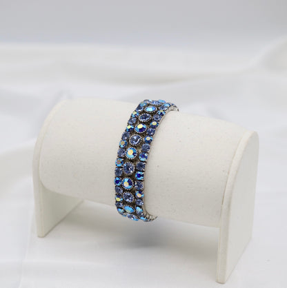 Sapphire Aurora Crystal Bracelet