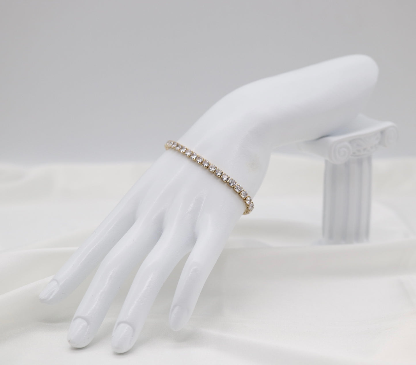 Luxe Crystal Glow Tennis Bracelet