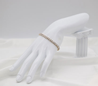 Luxe Crystal Glow Tennis Bracelet