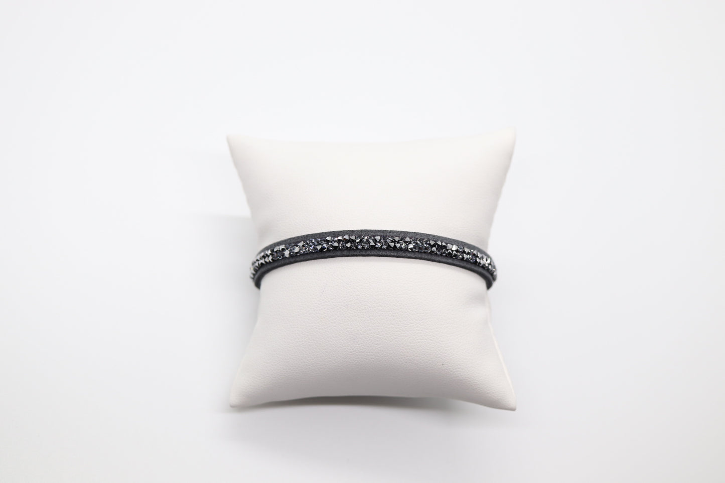 Dark Gray Crystal Bracelet