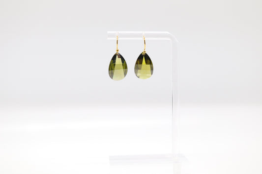 Beautiful Green Dangle Earrings