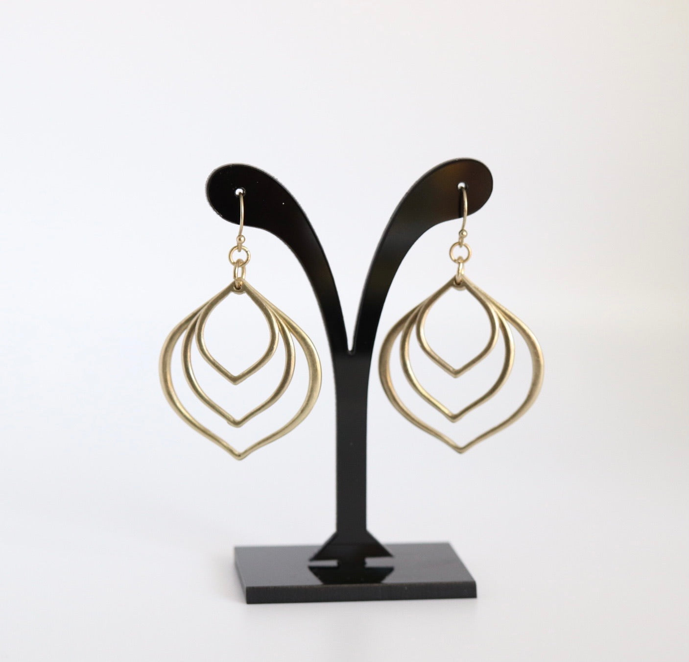 Gold Multi-Dangling Earrings