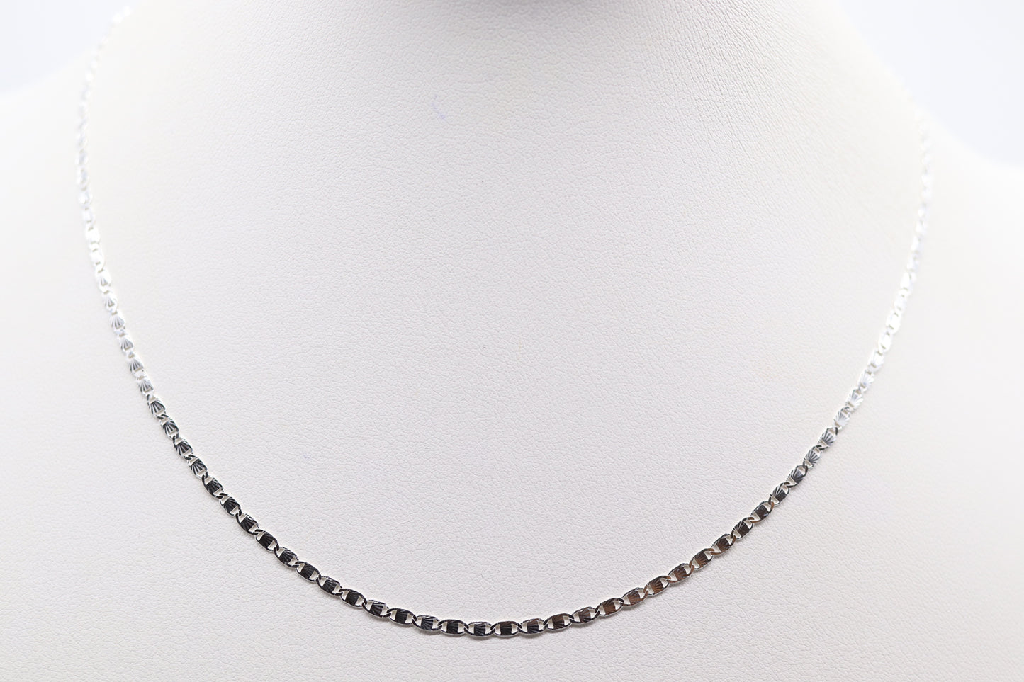 Diamond Cut Sterling Silver Necklace