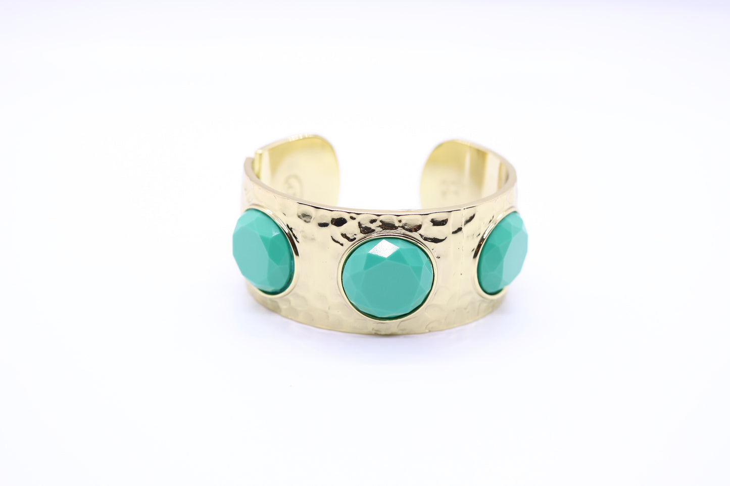 Gold and Turquoise Bracelet