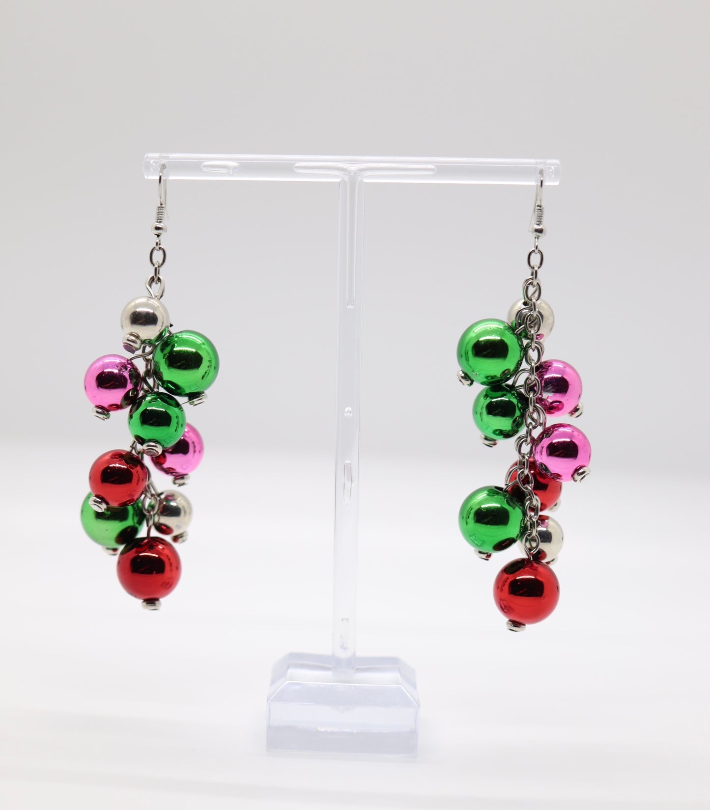 Multicolored Holiday Ornament Earring