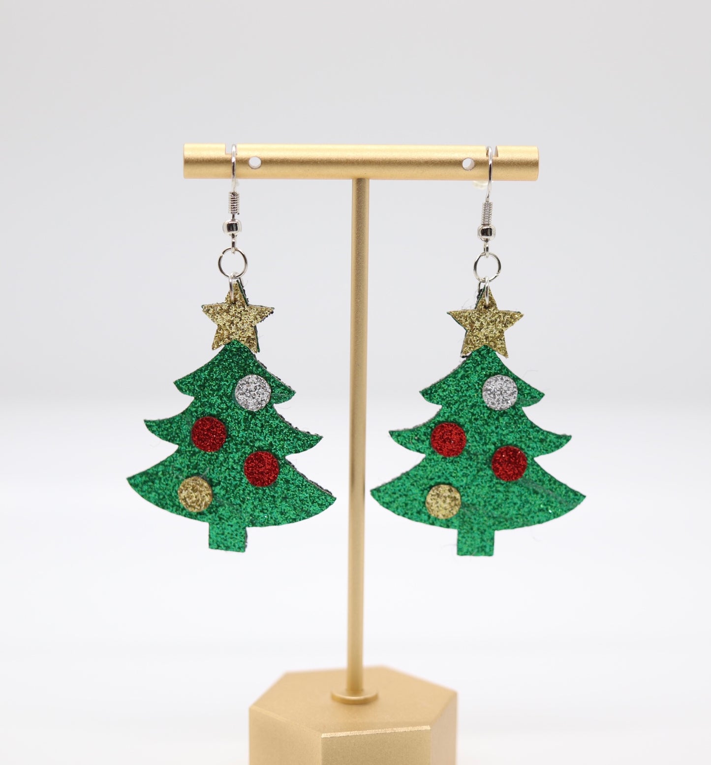 Felt Christmas Tree Earring