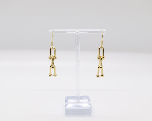 Beautiful Gold Chain Earrings