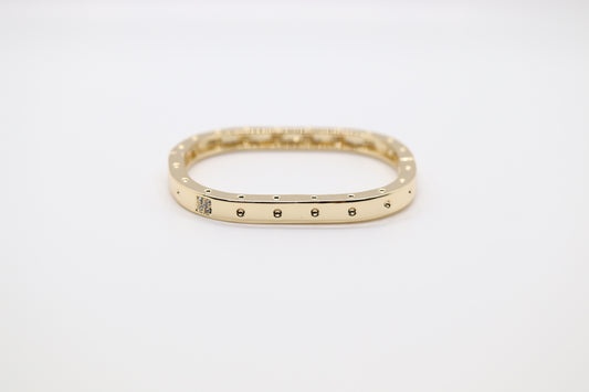 Gold Bracelet with Gold Beads