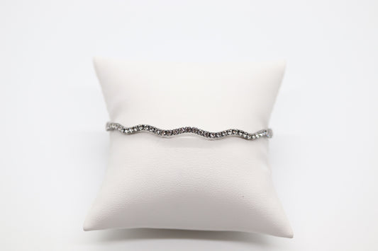 Beautiful Silver Diamond Bracelet