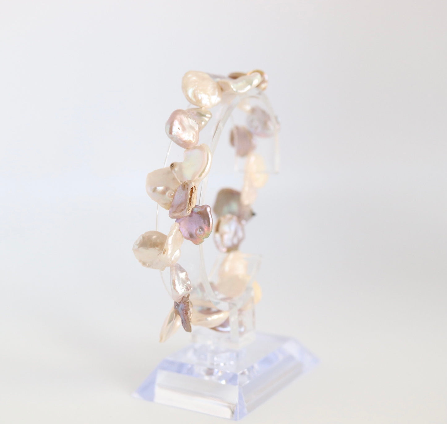 Pearl and Rose Gold Bracelet