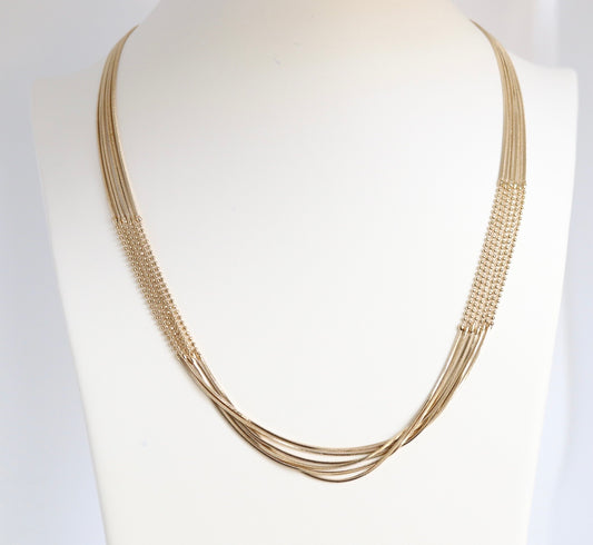 Elegant Gold Layered Necklace