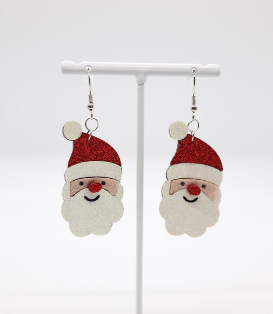 Felt Santa Earring