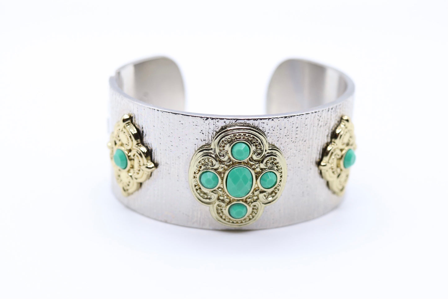 Silver and Turquoise Cuff Bracelet