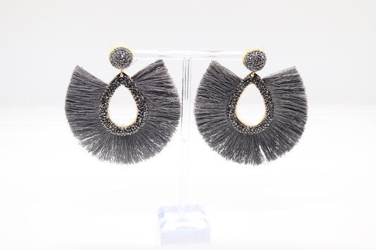 Silver Tassel Earrings