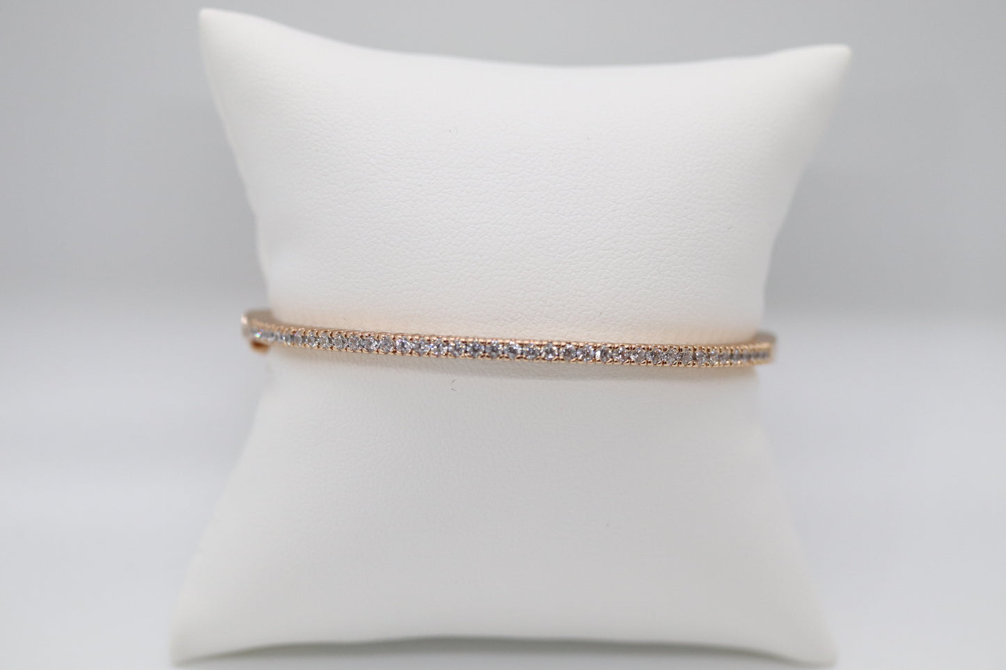 Rose Gold CZ Tennis Bracelet