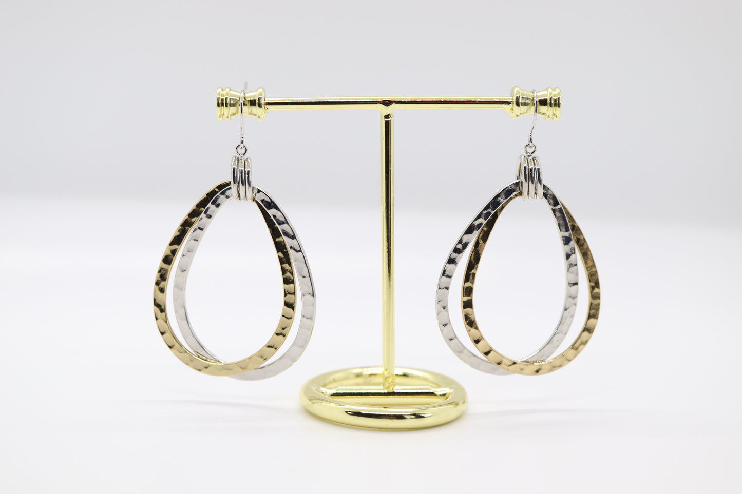 Double Drop Long Teardrop Earring