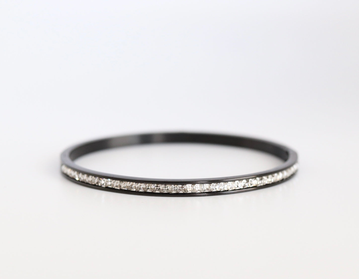 CZ Diamond Black Bracelet