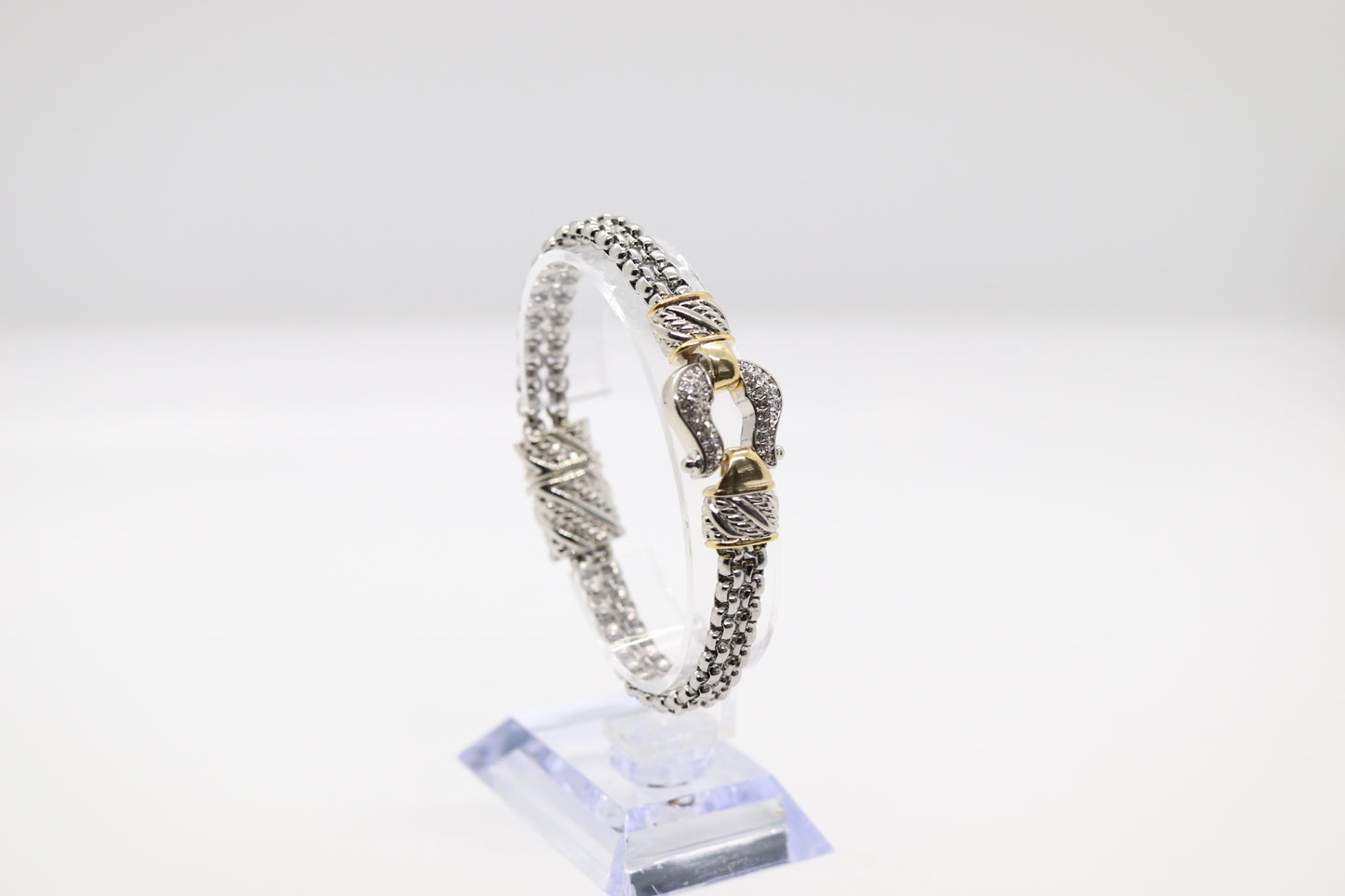 Beautiful Silver and Gold Bracelet