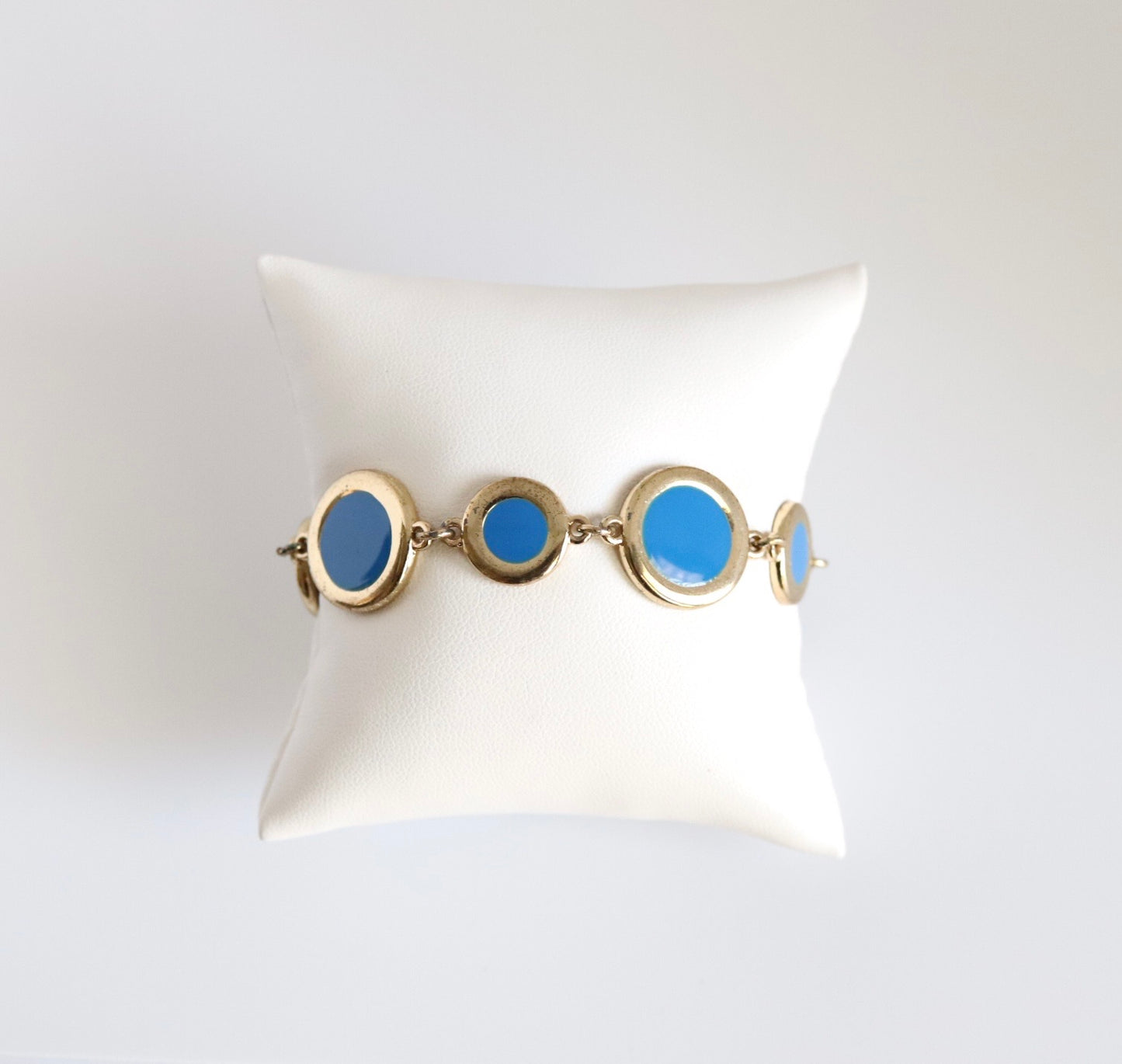 Blue and Gold Bracelet