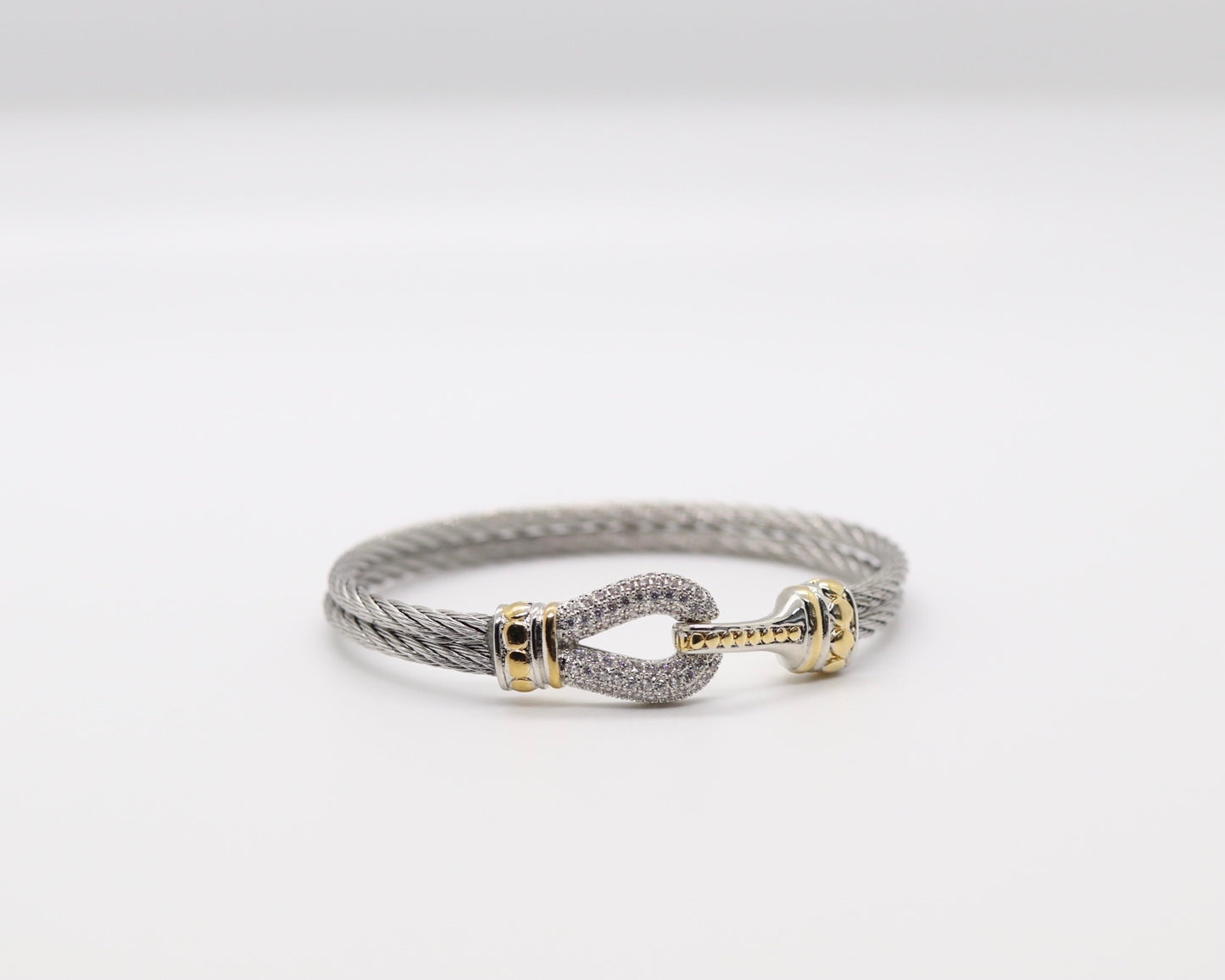 Two Tone Cable Bracelet